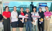  04 bạn du học sinh nhà Phuong Nam Education đã có mặt tại sân bay, sẵn sàng du học nghề Đức ngành Điều dưỡng