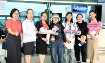  04 bạn du học sinh nhà Phuong Nam Education đã có mặt tại sân bay, sẵn sàng du học nghề Đức ngành Điều dưỡng