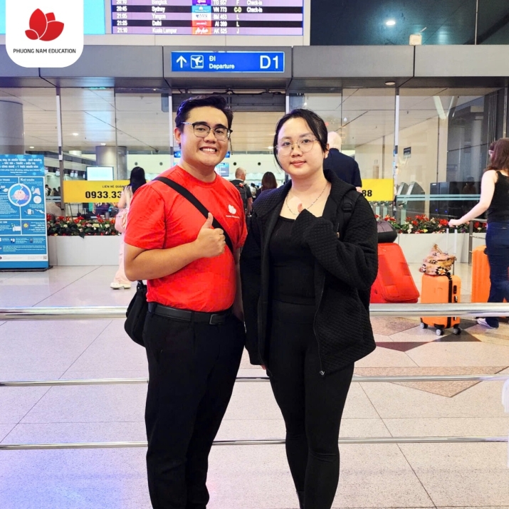 Cột mốc mới đánh dấu sự khởi đầu cho hành trình du học Đức ngành European Business Management của bạn Lan Anh