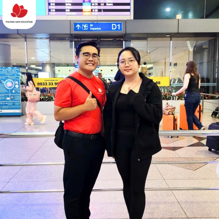 Cột mốc mới đánh dấu sự khởi đầu cho hành trình du học Đức ngành European Business Management của bạn Lan Anh