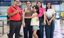 Phuong Nam Education sát cánh cùng bạn Hoàng Thị Thủy trước giờ khởi hành chuyến bay du học nghề Đức ngành Điều dưỡng