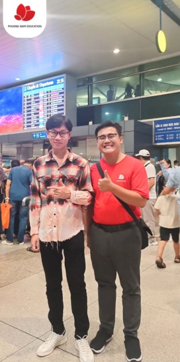 Tạm biệt Việt Nam, bạn Anh Tuấn chính thức bước vào hành trình chinh phục ước mơ du học nghề Đức ngành Đầu bếp