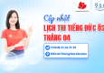Thông báo tổ chức kỳ thi cấp Chứng chỉ năng lực tiếng Đức ÖSD tháng 04/2026