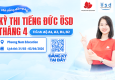 Thông báo tổ chức kỳ thi cấp Chứng chỉ năng lực tiếng Đức ÖSD tháng 04/2026