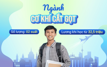Du học nghề Đức ngành Cơ khí cắt gọt - Cơ hội vừa học vừa nhận lương thực tập ngay từ năm đầu tiên