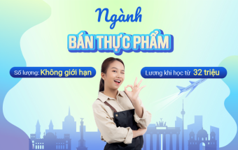 Du học nghề Đức ngành Bán thực phẩm - Thời gian học ngắn, nhận bằng quốc tế sau 3 năm