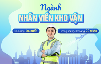 Du học nghề Đức ngành Nhân viên kho vận, đài thọ học phí, lương khi còn học từ 29 triệu