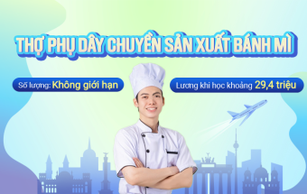 Du học nghề tại Đức với bằng tốt nghiệp THPT, mở ra hành trình sự nghiệp bền vững trong lĩnh vực Sản xuất bánh mì