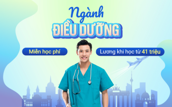Tuyển sinh du học nghề Đức ngành Điều dưỡng 2026 - Đài thọ học phí. lương khởi điểm từ 92 triệu