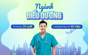 Chốt suất du học nghề Đức ngành Điều dưỡng - Nhập học T4.2026, lương khi học từ 43 triệu/tháng