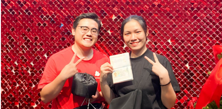 Visa trong tay – Du học sinh Mai Linh đã sẵn sàng cho con đường du học nghề Đức ngành Nhân viên bán hàng