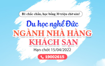 Du học nghề Đức ngành Nhà hàng khách sạn đang hot nhất năm 2022?