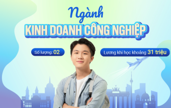 Chọn du học nghề Đức ngành Kinh doanh công nghiệp, đài thọ học phí - nhập học tháng 8/2025 tại bang Niedersachsen 