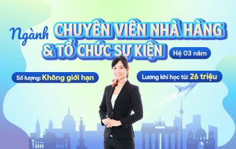 Du Học Nghề Đức Ngành Chuyên Viên Nhà Hàng & Tổ Chức Sự Kiện (Hệ 3 Năm), miễn học phí, nhập học ngay T9.2025