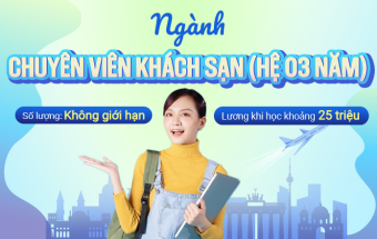 Du học nghề Đức ngành Chuyên viên khách sạn tại bang Niedersachsen, đài thọ học phí, lương khởi điểm 79.5 triệu/tháng