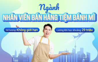Trở thành Nhân viên bán bánh mì tại Đức khi chọn du học nghề chỉ với bằng THPT
