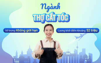 Nhận lương khi học từ 29.5 triệu/tháng khi du học nghề ngành Cắt tóc tại Đức, đài thọ học phí, nhận chứng chỉ quốc tế giá trị toàn EU