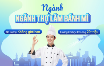 Tự tin du học nghề Đức ngành Làm bánh mì - Xuất cảnh trong năm 2025 với bằng THPT