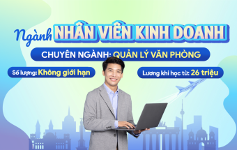 Ứng tuyển du học nghề ngành Nhân viên kinh doanh, chuyên ngành Quản lý văn phòng