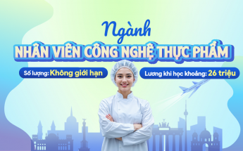 Du học nghề Đức ngành Công nghệ thực phẩm, nhận ngay 30.000.000Đ khi có bằng B1 tiếng Đức