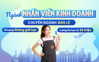 Du học nghề Đức ngành Nhân viên Kinh doanh Bán lẻ, miễn học phí, hưởng lương khi học khoảng 26 triệu