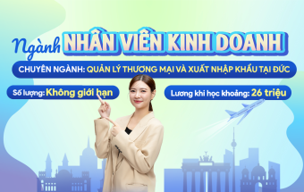 Du học nghề Đức ngành Nhân viên kinh doanh, chuyên ngành Quản lý thương mại và xuất nhập khẩu