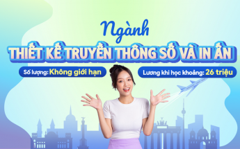 Ứng tuyển du học nghề Đức ngành Thiết kế truyền thông số và in ấn, nhận lương khi học khoảng 26 triệu/tháng