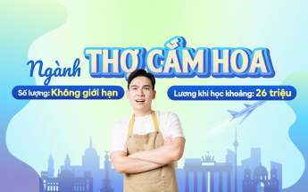 Tuyển sinh du học nghề Đức ngành Thợ cắm hoa - Miễn học phí, miễn CMTC, nhập học ngay T09.2025