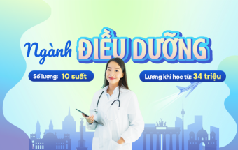 Tuyển sinh Điều dưỡng viên tại Đức - Miễn học phí, hỗ trợ phí thuê nhà, lương khi học từ 34 triệu