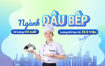 Du học nghề Đức ngành Đầu bếp 2025 - Miễn học phí, lương khi học lên đến 31 triệu/tháng, được trợ cấp ăn uống