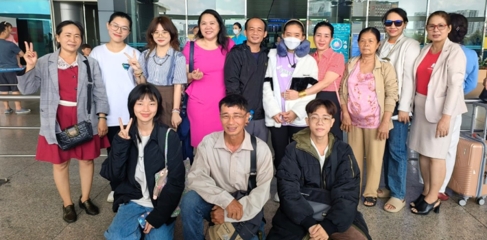 Phuong Nam Education chúc mừng 03 bạn Thanh Thảo, Sinh Phước, Vân Thuyên thuận lợi khởi hành du học nghề Đức ngành Điều dưỡng