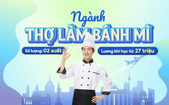 Trở thành Thợ làm bánh mì chuyên nghiệp tại Đức - Miễn học phí, nhận chứng chỉ quốc tế sau 03 năm