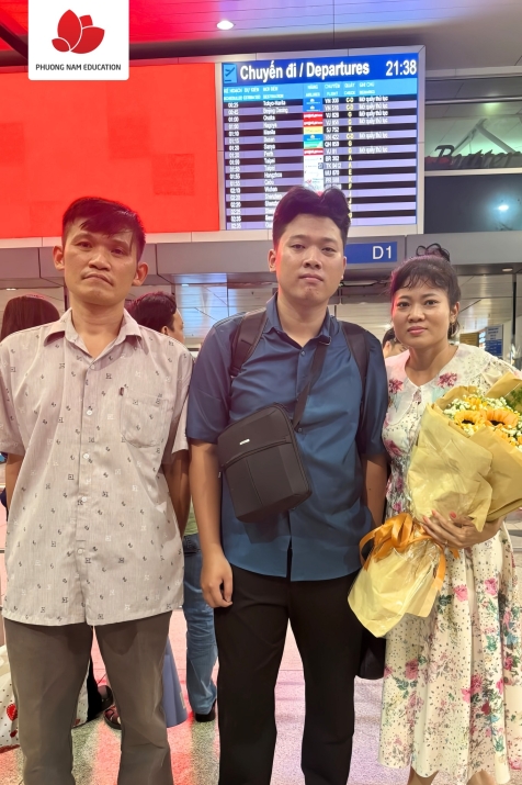 Hoàng Anh Tuấn chính thức xuất cảnh: Khởi đầu hành trình du học nghề Đức