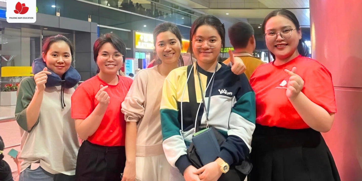 Thu Vy chính thức xuất cảnh - Bắt đầu hành trình du học nghề Đức ngành Bán hàng