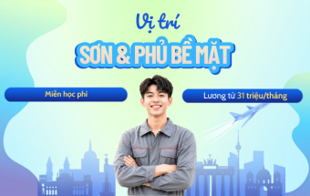 Tuyển sinh du học nghề Đức ngành Sơn & Phủ bề mặt - Lương sau tốt nghiệp đến 110 triệu/tháng