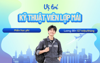 Du học nghề Đức ngành Kỹ thuật viên lợp mái: Tuyết rơi vẫn có lương, nhận lương sau tốt nghiệp lên đến 127 triệu VNĐ