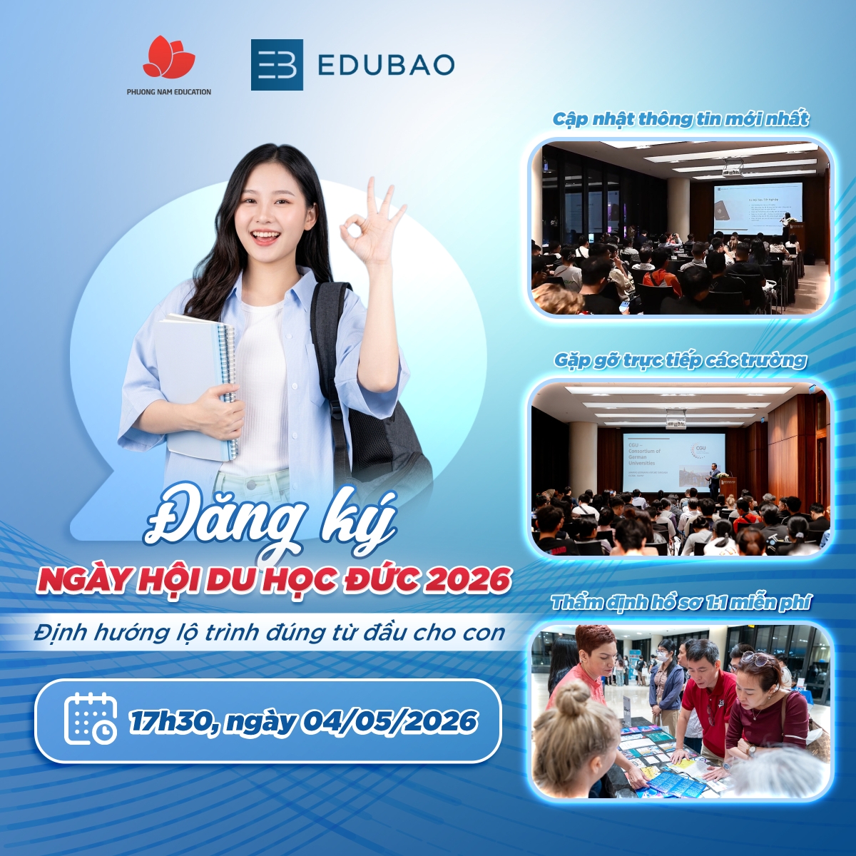 Sự kiện "Ngày hội Du học Đức 2026"