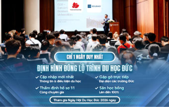 Xác định đúng lộ trình du học Đức khi tham gia Ngày hội Du học Đức 2026