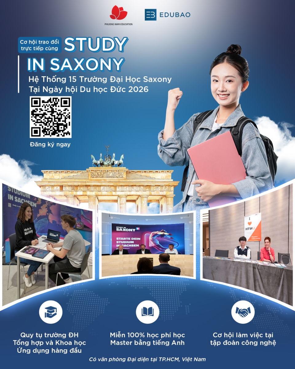 Cơ hội trao đổi trực tiếp cùng Study In Saxony