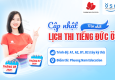 Thông báo lịch thi cấp Chứng chỉ năng lực tiếng Đức ÖSD tháng 07/2026 và tháng 08/2026